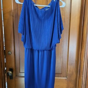 dressbarn Royal Blue Midi Dress